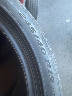 245/40/19 PIRELLI Pzero (2 Tires)