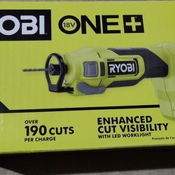 NEW DRYWALL CUT-OUT TOOL RYOBI ONE+ 18V CORDLESS ROTOZIP 18 VOLT IN BOX SEALED