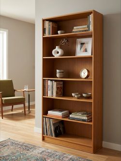MCM Danish Modern Teak Bookshelf (P. Vestergaard, Made in Denmark)