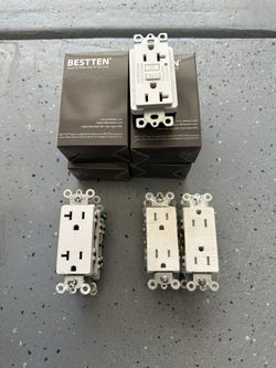 Brand New Square Outlets (TR, GFI, Regular) 11 Count (READ DESCRIPTION)