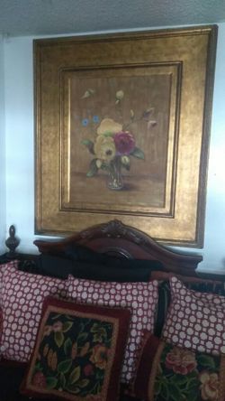 #picture#flowers#gold#home decor