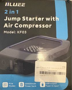 IILuee Portable Jump Starter & Air $40