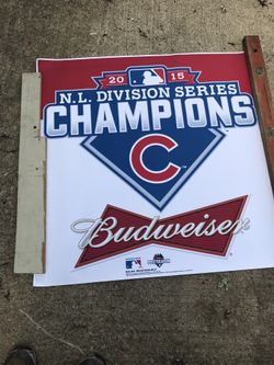 Chicago Cubs 2015 Championship poster