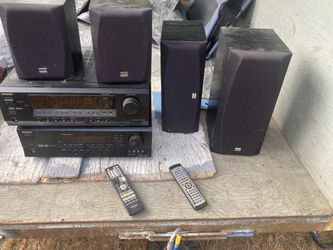 VGC Stereo’s 2 Sets ONKYO AND Pioneer , Recievers Home Amp systems speakers