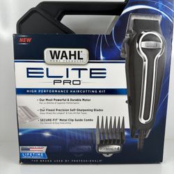 Wahl Elite Pro Haircutting Kit 79602 – High Performance Clipper Set – NEW