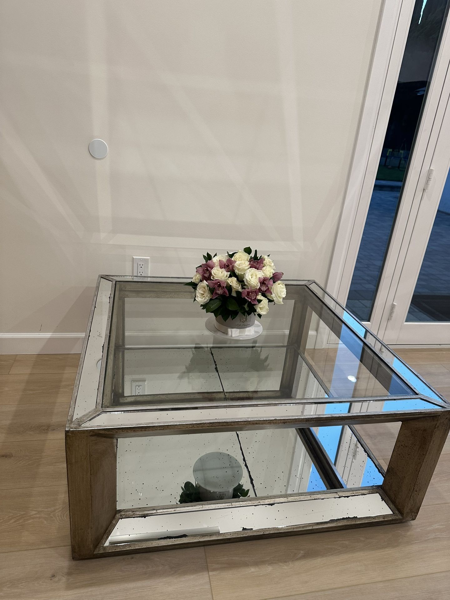 Antique mirror Coffee table