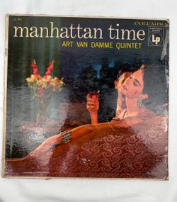 Manhattan Time Art Van Damme Quintet Columbia Vinyl LP CL 801 Vintage #101