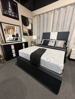 4 PC QUEEN BEDROOM SET