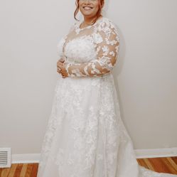 David’s Bridal Wedding Gown