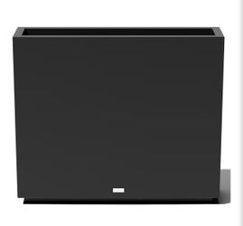 Veradek Block Series Span Plastic Planter - Tall Rectangular Planter for Indoor or Outdoor Patio/Porch