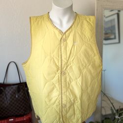 Nike Life Men's Woven Insulated Military Vest DX0890-700 Yellow Size M