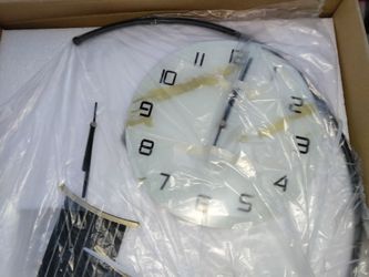 Modern Round Glass Wall Clock