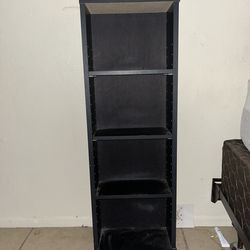 Black four bookshelf