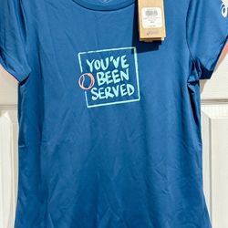 ASICS Blue Graphic Short Sleeve Tee