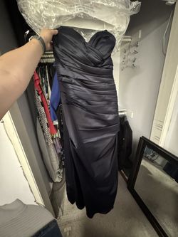Long Navy Blue Dress