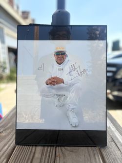 Signed Mc Magic Autograph Framed and protected