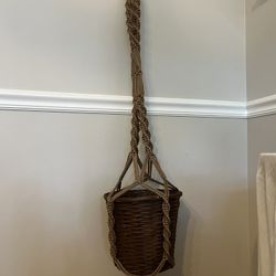 Hanging Rope Basket / Hanging Decor 