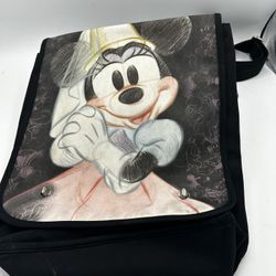 Disney Store Princess Minnie Mouse Black Messenger/Shoulder Bag