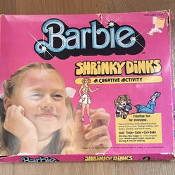 Vintage Barbie Shrinky Dinks And Paper Doll Books