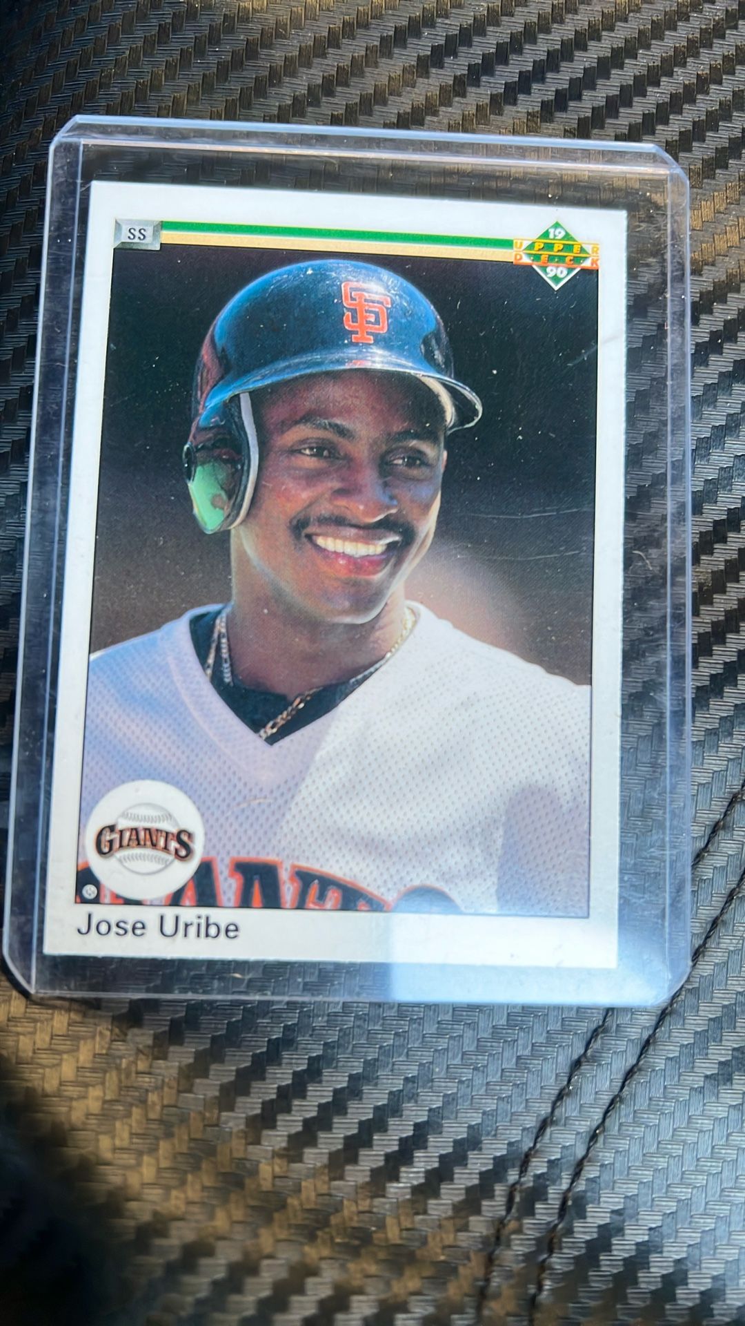 jose uribe rare baseball card 1988 Topps #302 San Francisco Giants (Baseball Card) NM/MT Giants : Collectibles & Fine Art Original 1990 MLB Fleer ERROR