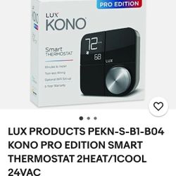 New Smart Thermostat  LUX kono $25