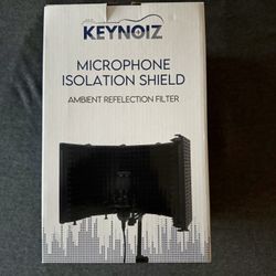KeyNoiz Microphone Isolation Shield – Like New in Box – $40