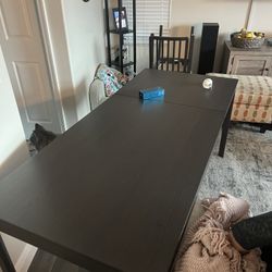 Dining Room Table With Four Chairs.  