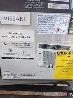 Vissani Window Air Conditioner 3-in-1