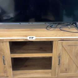 OBO : Many Items:Tv (stand Only) Futon Folds Into Bed, Rug And Desk