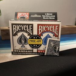 4 Pack Deck Of Standard Playing Cards