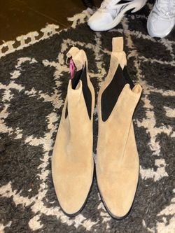 Tan Suede Chelsea Ankle Boots Size 12M – Like New