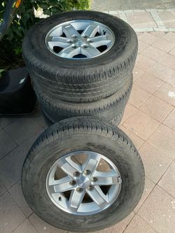 GOOD YEAR 17" RIMS + TIRES (GMC)