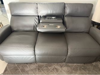 Leather couches