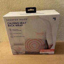 Sharper Image Calming Heat Back Wrap with Relaxing