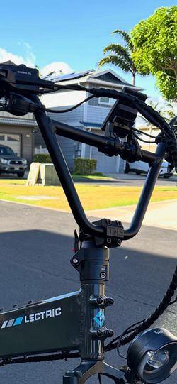 Davidbrandnew Folding Turtleneck Stem BMX Style Handlebars for folding e-bikes, bicycles.