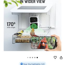 Smart Bird Feeder With Camera (NEW) (GREAT DEAL)