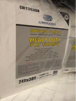 Lona heavy dury 24 x 30 ft.