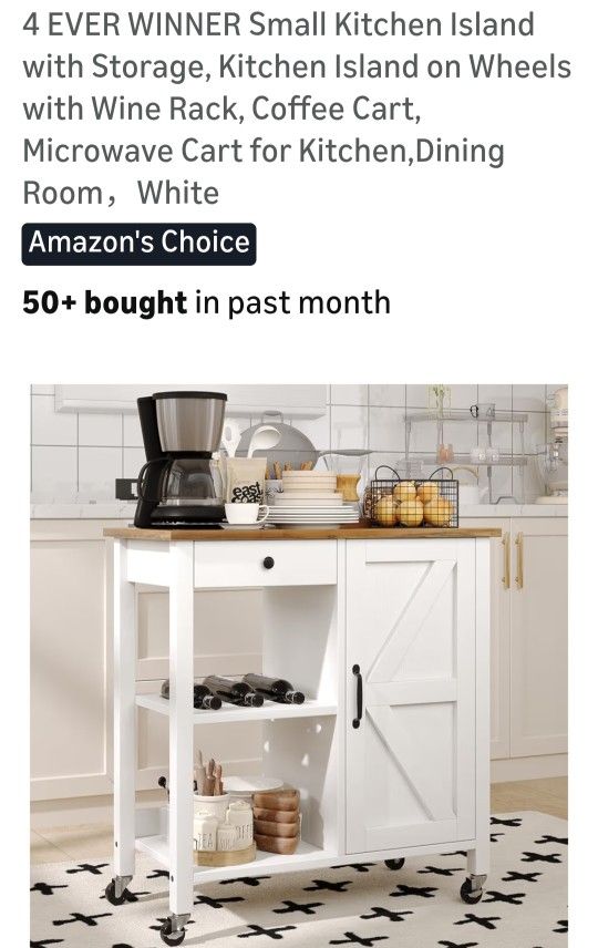 Small Kitchen Island With Storage , Kitchen Island On Wheels With Wiine Rack 
