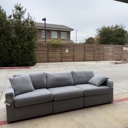 Grey Modular Couch 