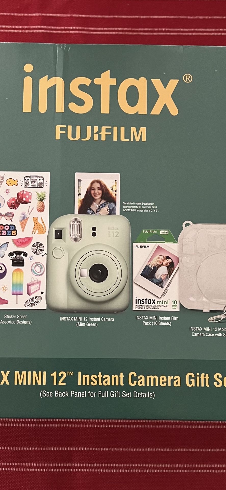 INSTAX FUJIFILM MINI 12”CAMARA Gift Set