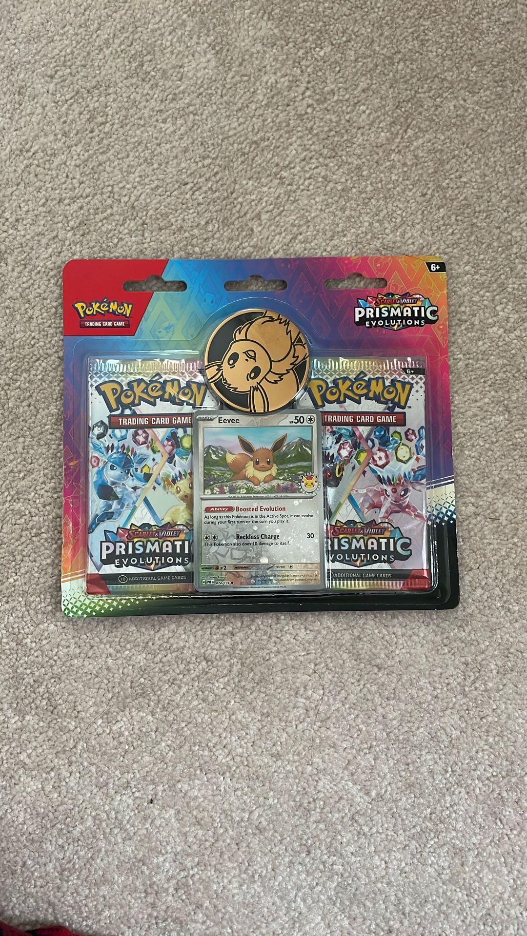 POKEMON TCG: SCARLET AND VIOLET: PRISMATIC EVOLUTIONS TWO-BOOSTER BLISTER