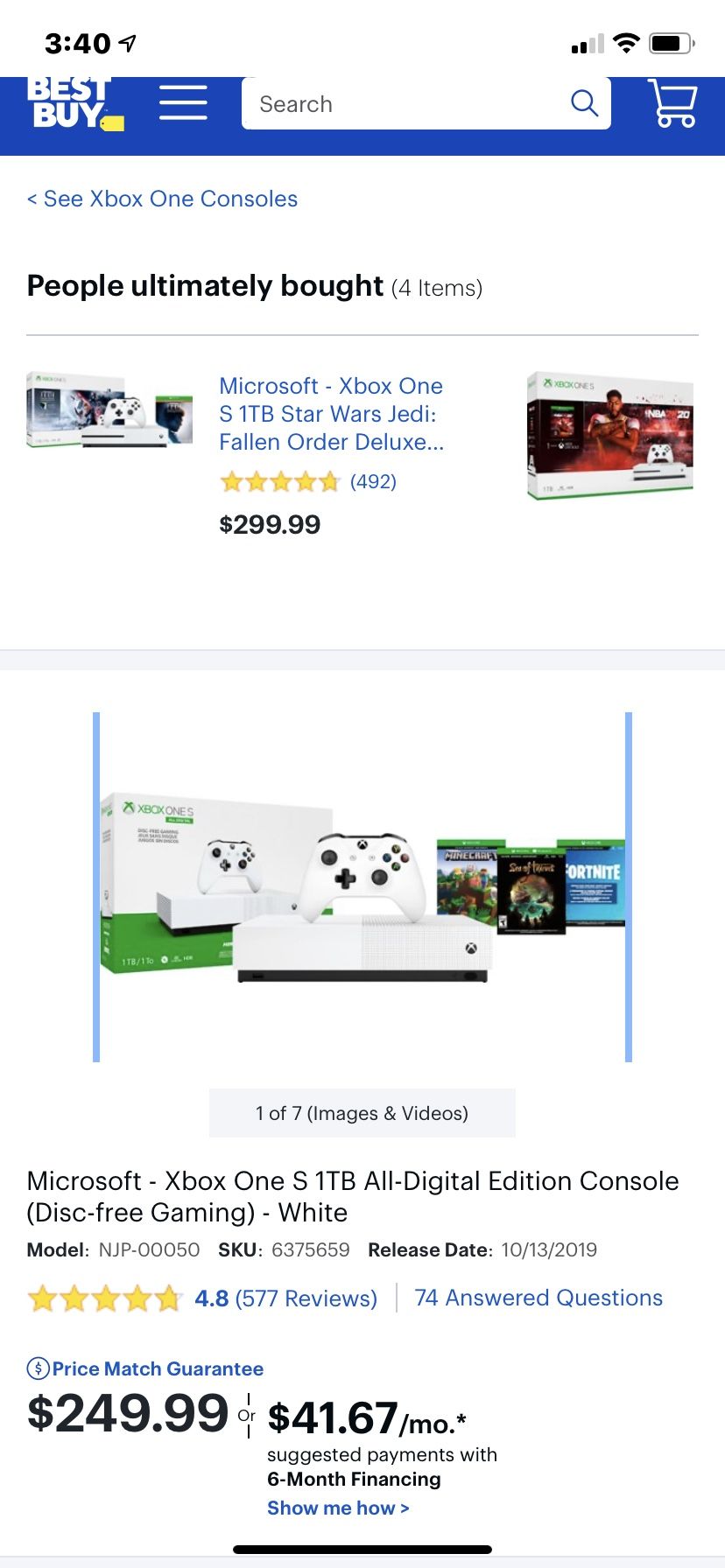 Xbox 1 digital 3 games