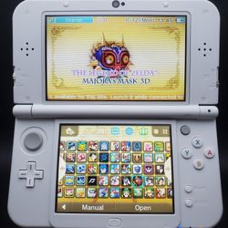 Custom Zelda Theme New Nintendo 3DS XL w/ TONS Of Games *Message For All Details*