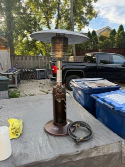Hiland 36” Propane Table Top Heater w/6’ Adapter Hose Estate Sale Find OBO
