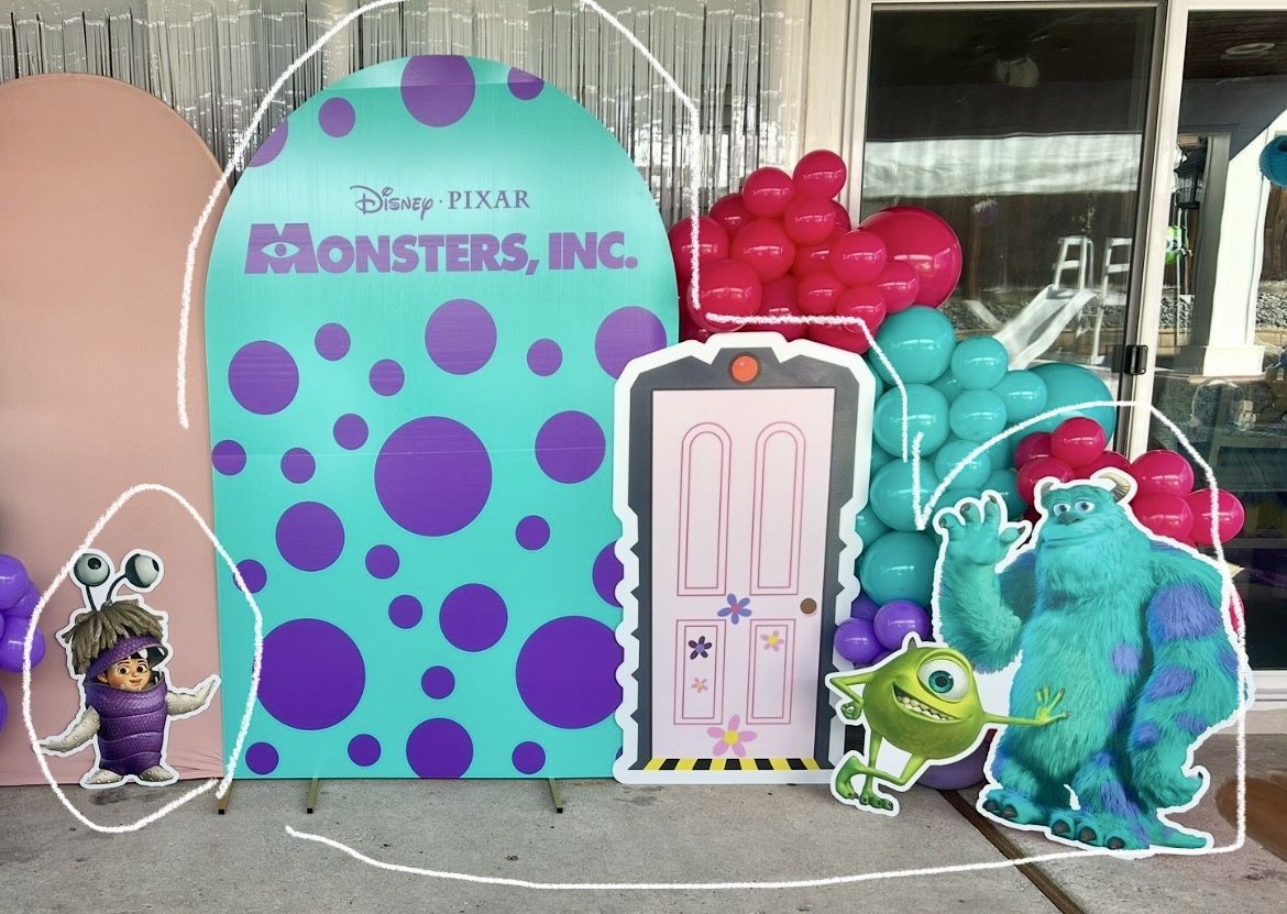 Monsters Inc Backdrop Cut Outs