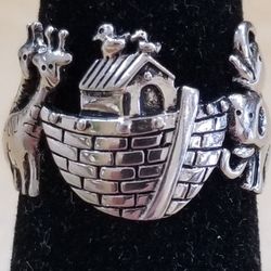 Ring Noah's Ark Sterling Silver 