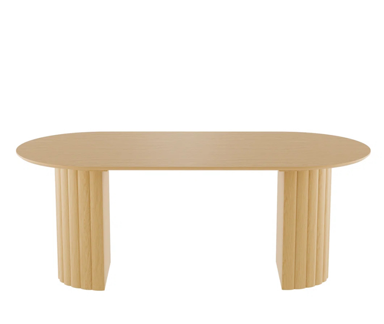 Oval Dining Table Duble Pedestal Dining Table Seats 6 Solid Wood Kitchen Table