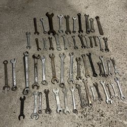 Large Assortment Of Wrenches