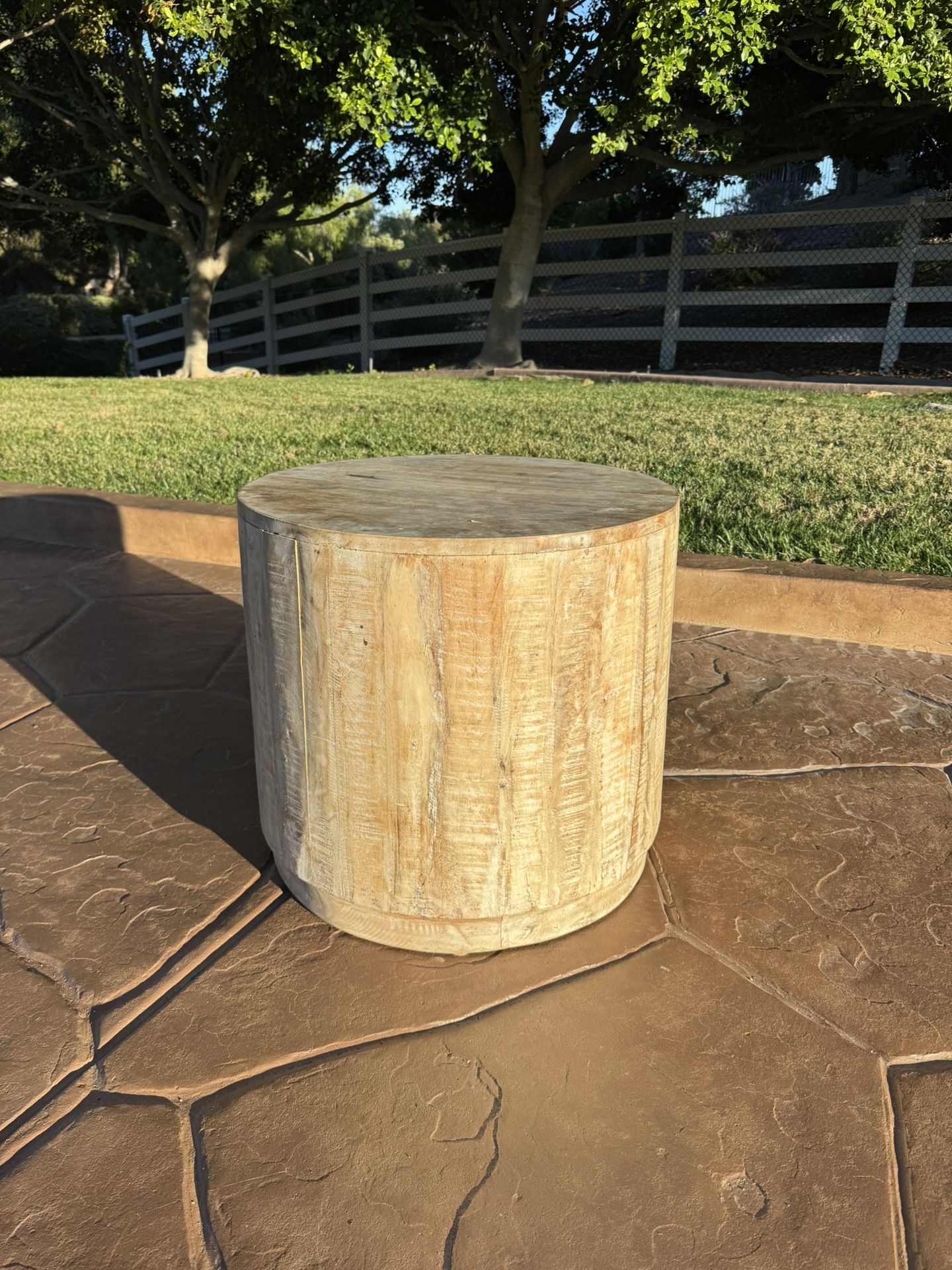 Solid Wood End Table