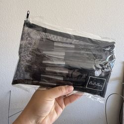 Makeup Brushes And Bag